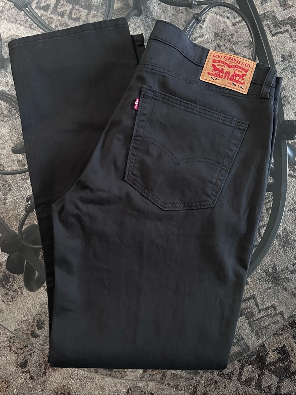 Levi's 514 Men's Slim Straight Charcoal Jeans